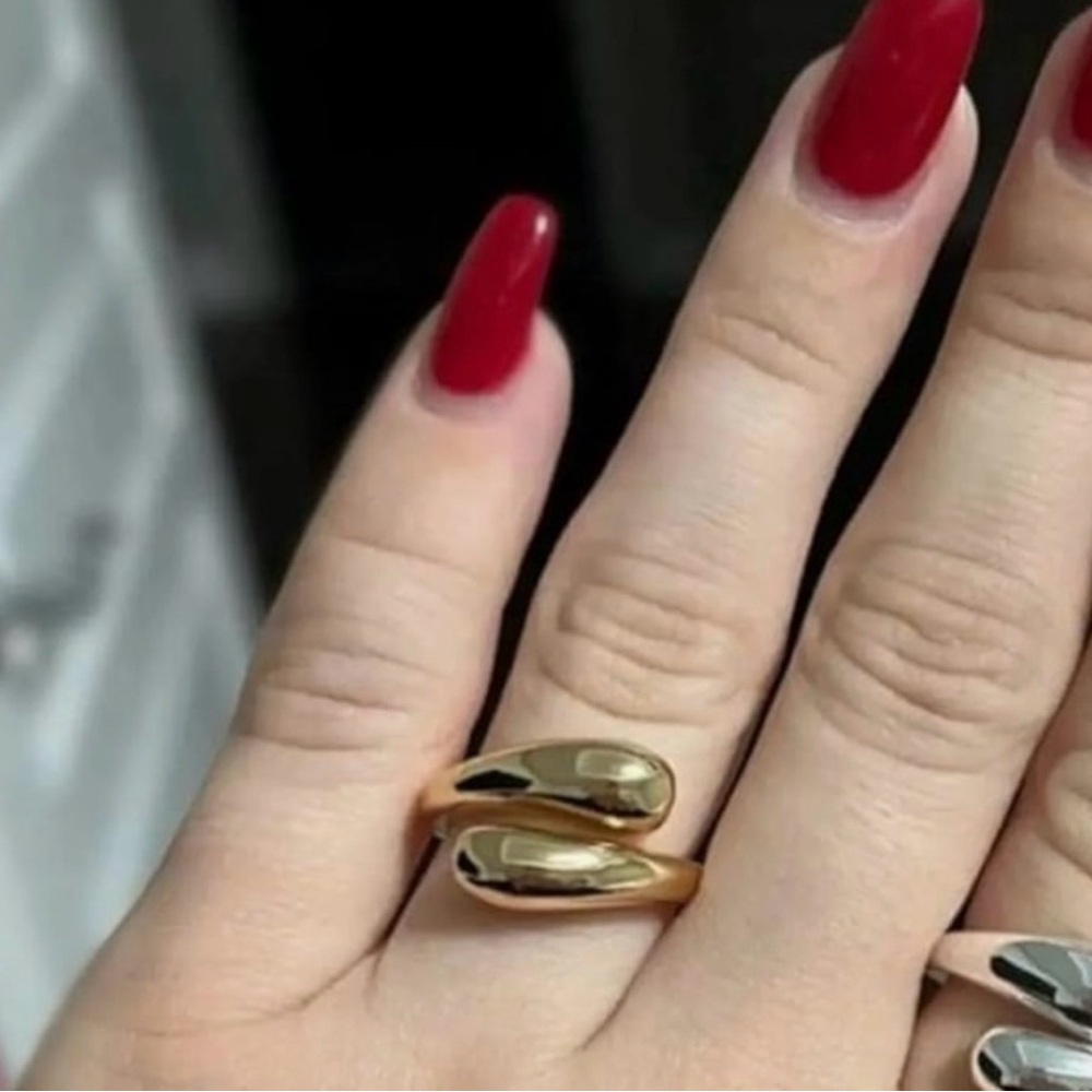 House Of Harlow 1960 14K Gold Plated Chunky Ring - Picture 3 of 8